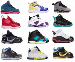 מאמאדו - כל מה שאמא צריכה הנעלה מגוון נעלי Nike Jordan לילדים