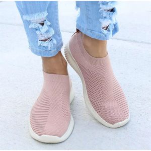 מאמאדו - כל מה שאמא צריכה הנעלה Large Size Women Mesh Outdoor Slip On Sneakers 
