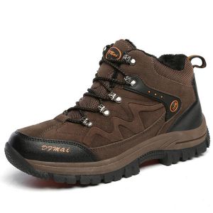 מאמאדו - כל מה שאמא צריכה הנעלה Big Size Winter Unisex Keep Warm Casual Plush Sport Running Shoes Outdoor Boots