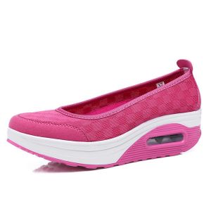 מאמאדו - כל מה שאמא צריכה הנעלה  Mesh Rocker Sole Shoes Health Shoes Slip On Outdoor Athletic Sport Shoes 