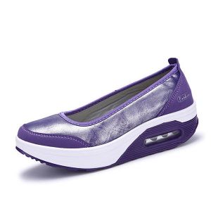 מאמאדו - כל מה שאמא צריכה הנעלה Casual Rocker Sole Shoes Outdoor Sport Slip On Flats