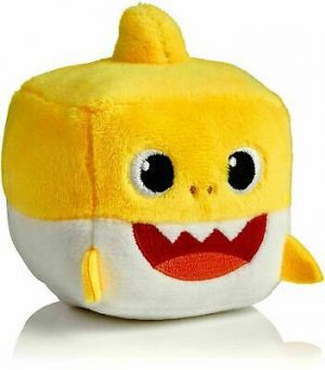 מאמאדו - כל מה שאמא צריכה בובות פרווה  WowWee Pinkfong Cube Shark Official Doll Plush English Song  Baby Shark Yellow