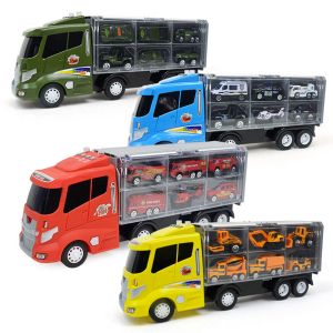 מאמאדו - כל מה שאמא צריכה צעצועים מבחר משאיות המכילות 6 כלי תחבורה בתוכה