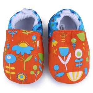 מאמאדו - כל מה שאמא צריכה נעלי תינוקות Baby Cartoon Flower Prewalker Shoes Infant Soft Learning Footwear