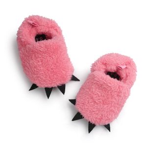 מאמאדו - כל מה שאמא צריכה נעלי תינוקות Monster Paw Warm Plush Soft Winter Baby First Walking Shoes