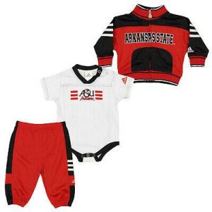 מאמאדו - כל מה שאמא צריכה הלבשה    Adidas NCAA Infant Arkansas State Red Wolves Three Piece Set