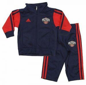 מאמאדו - כל מה שאמא צריכה הלבשה    Adidas NBA Infants New Orleans Pelicans Full Court Track Jacket & Pants Set