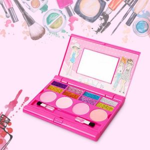 מאמאדו - כל מה שאמא צריכה טיפוח ילדות Princess Makeup Set For Kids Cosmetic Girls Kit Miniature Eyeshadow Lip Gloss Blushes Beauty Decoration Toys