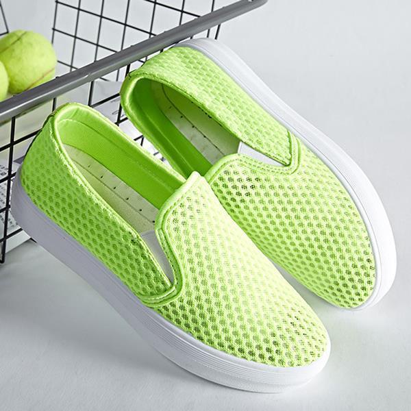 מאמאדו - כל מה שאמא צריכה הנעלה Women Casual Breathable Athletic Casual Shoes Soft Leather Sport Shoes
